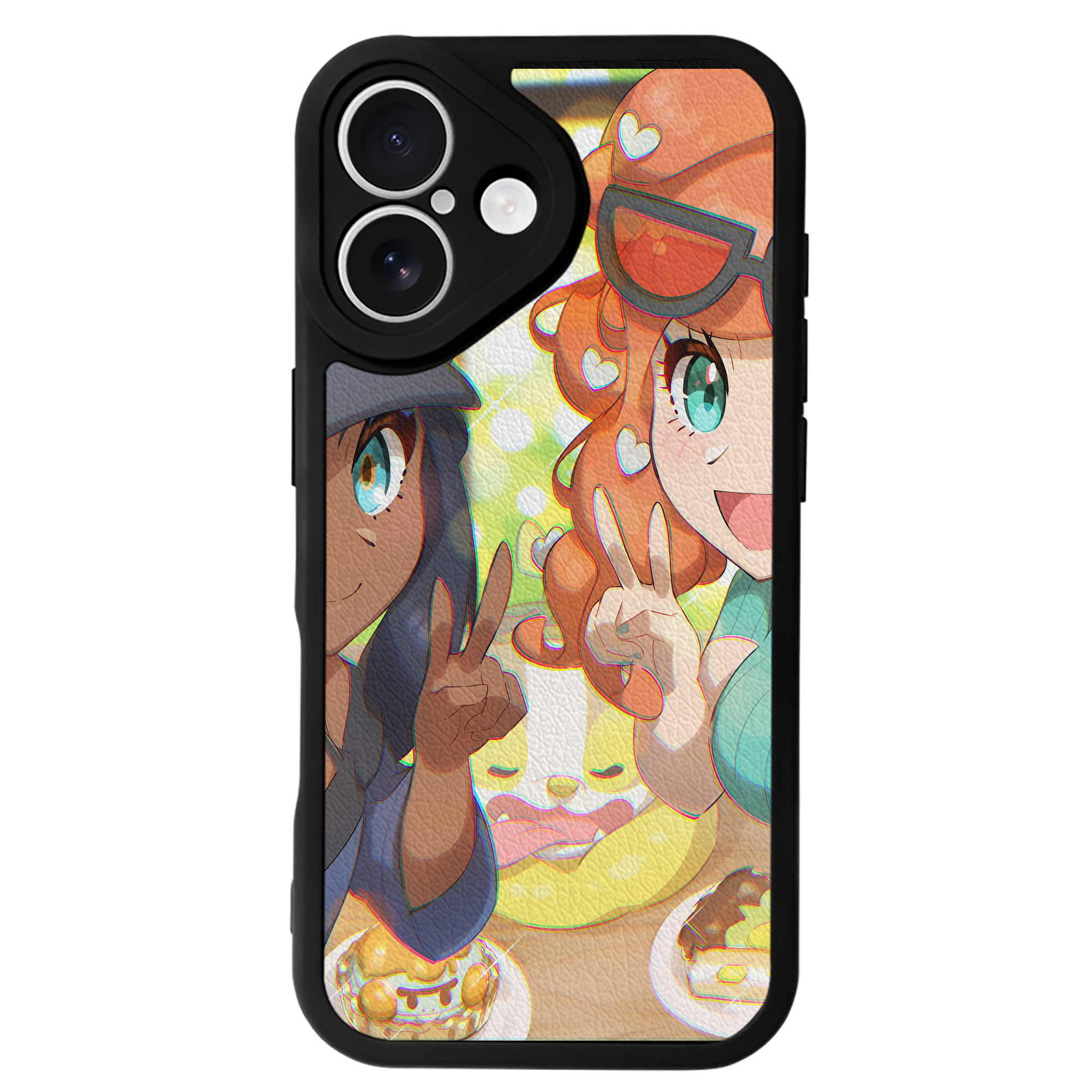 （画像用） ポケットモンスター Pokémon 【iPhone 16シリーズ対応】シリコンスマホケース（レザー調） 材質：シリコン